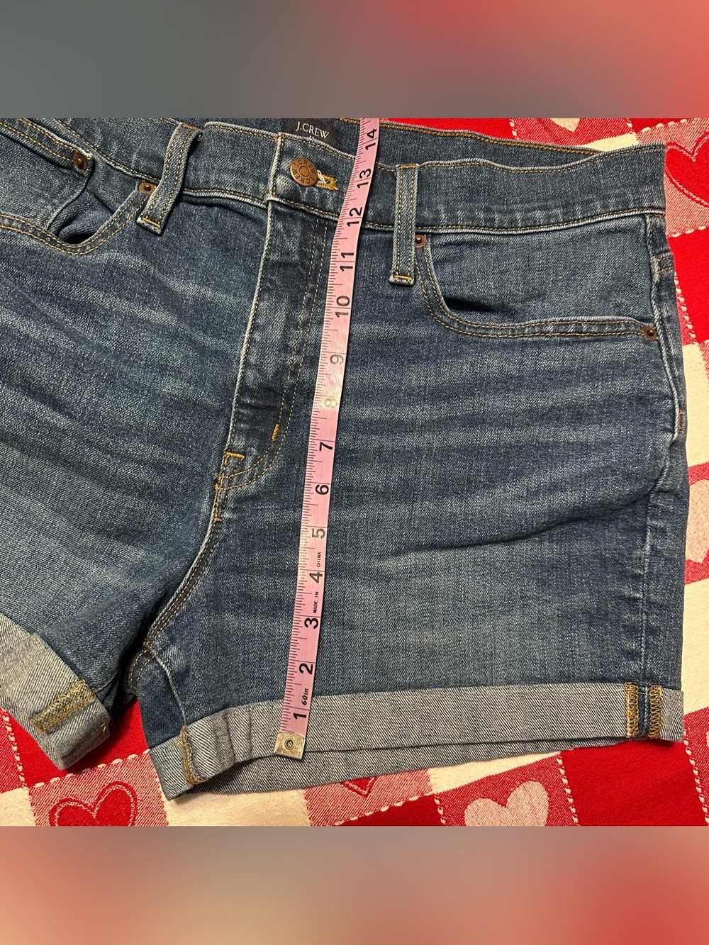 J. Crew Rolled Hem Jean Shorts - Picture 6 of 6